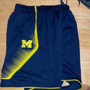 Michigan Adidas Basketball Shorts